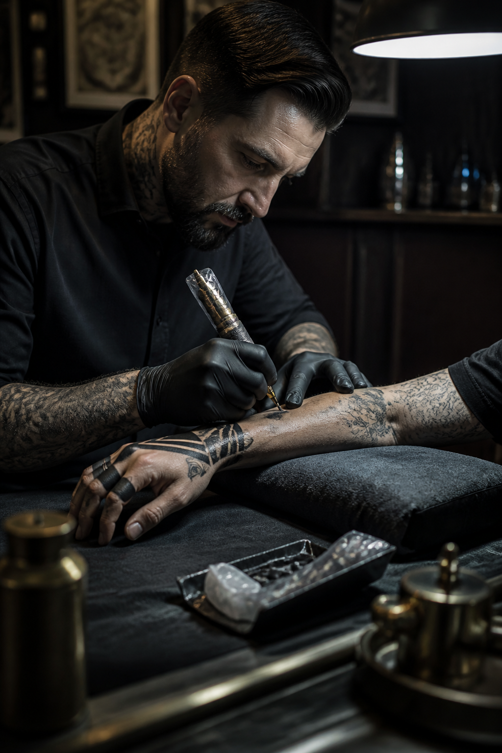 hand tattoos for women: white-ink subtlety in an original editorial composition