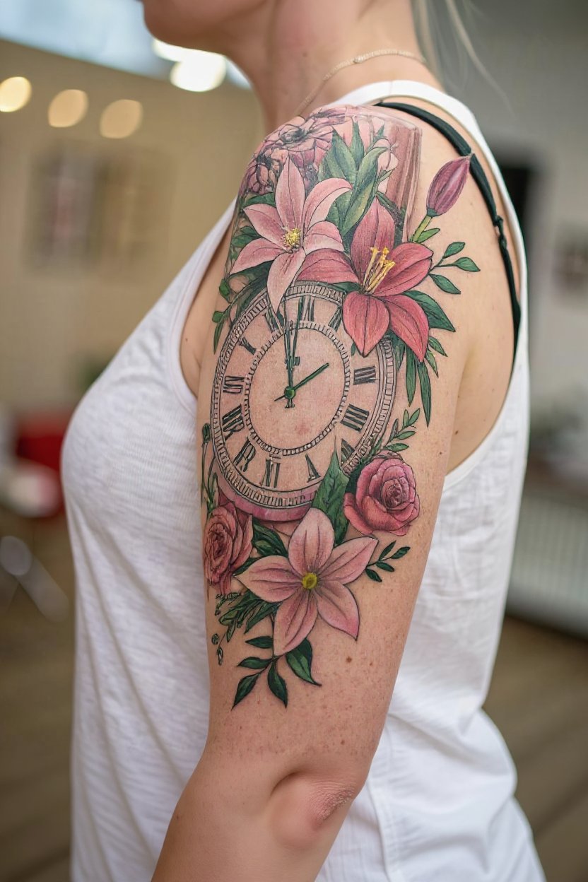 13. Commemorative Symbolism & Personal Story Elements - half sleeve tattoos for women