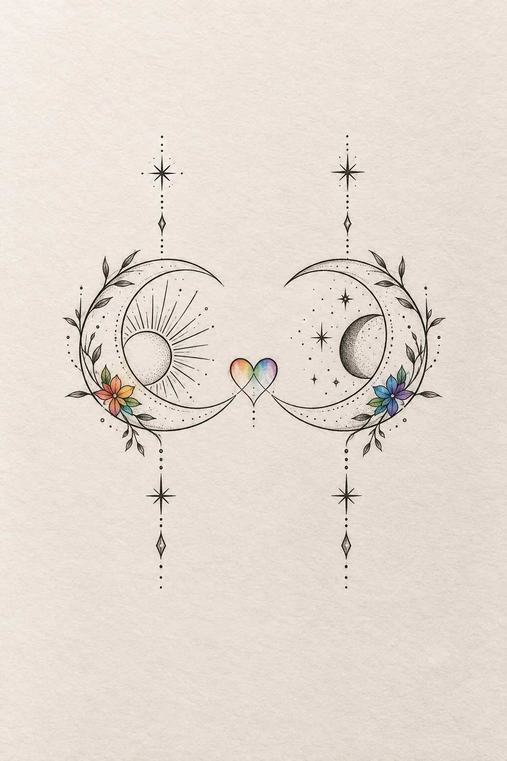 promise hands LGBT couple tattoo