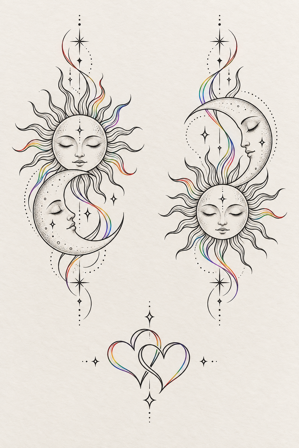 original matching LGBT couple tattoo ideas editorial cover