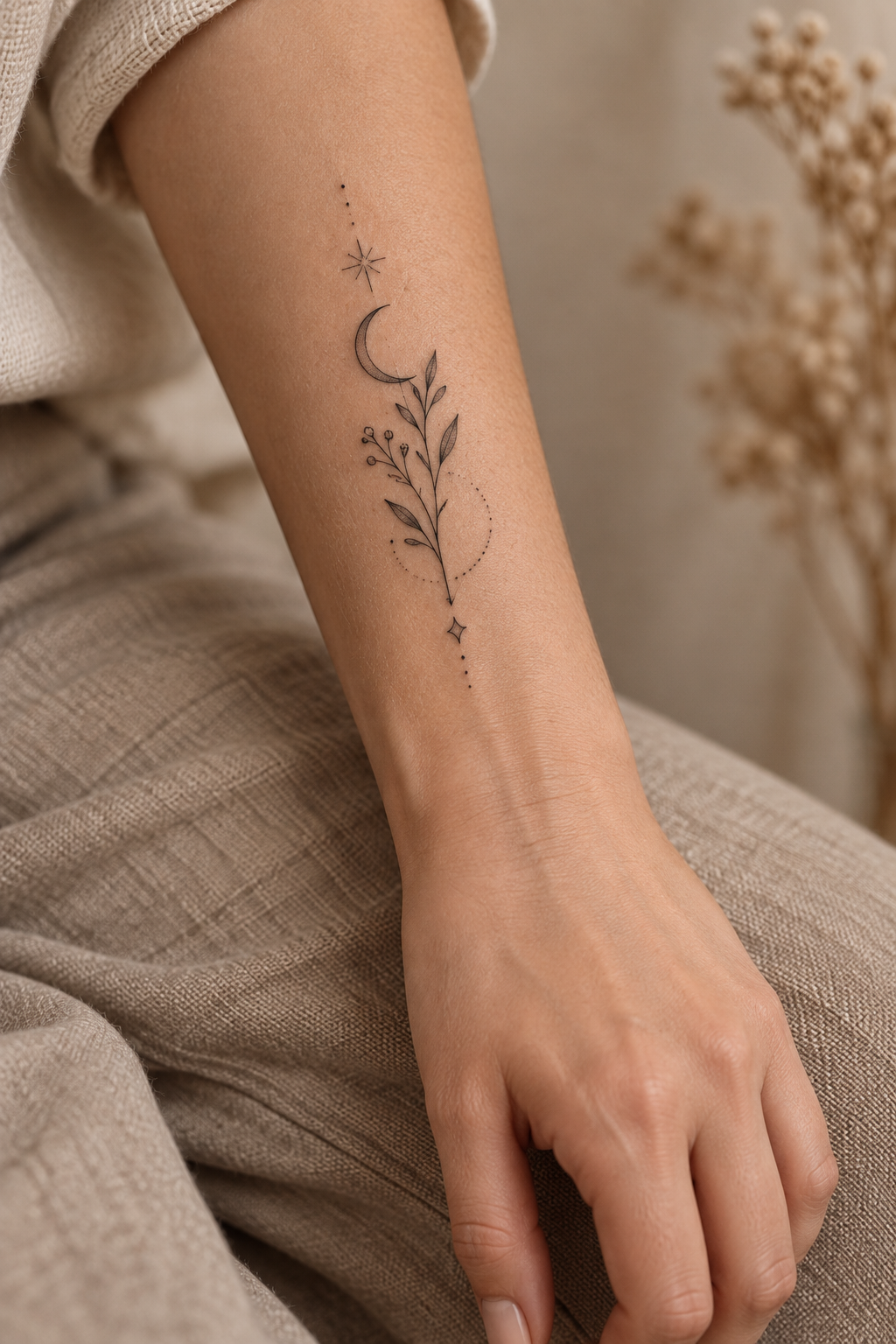 Subtle Symbol Tattoos small face tattoo idea