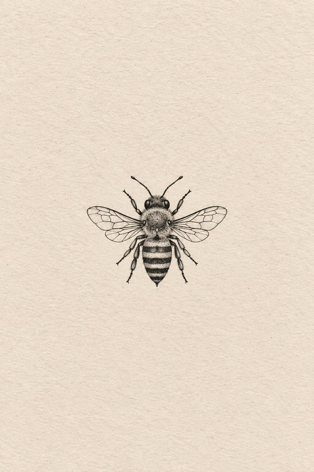 Tiny bee small neck tattoo concept
