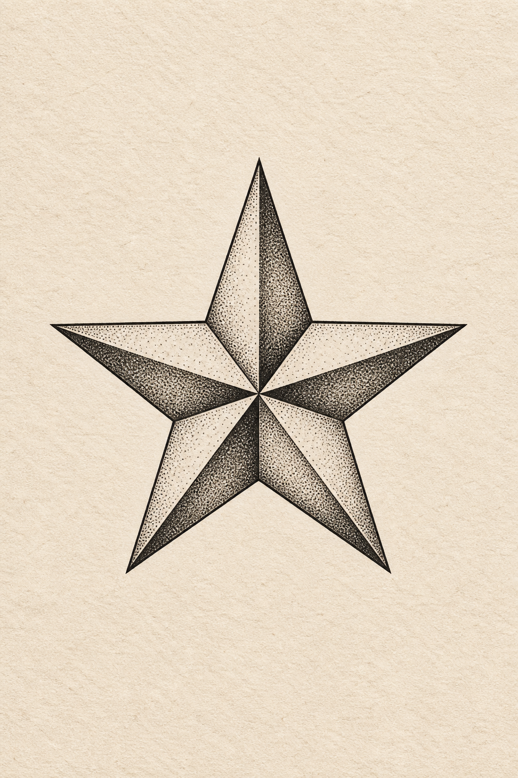 Single star small neck tattoo concept