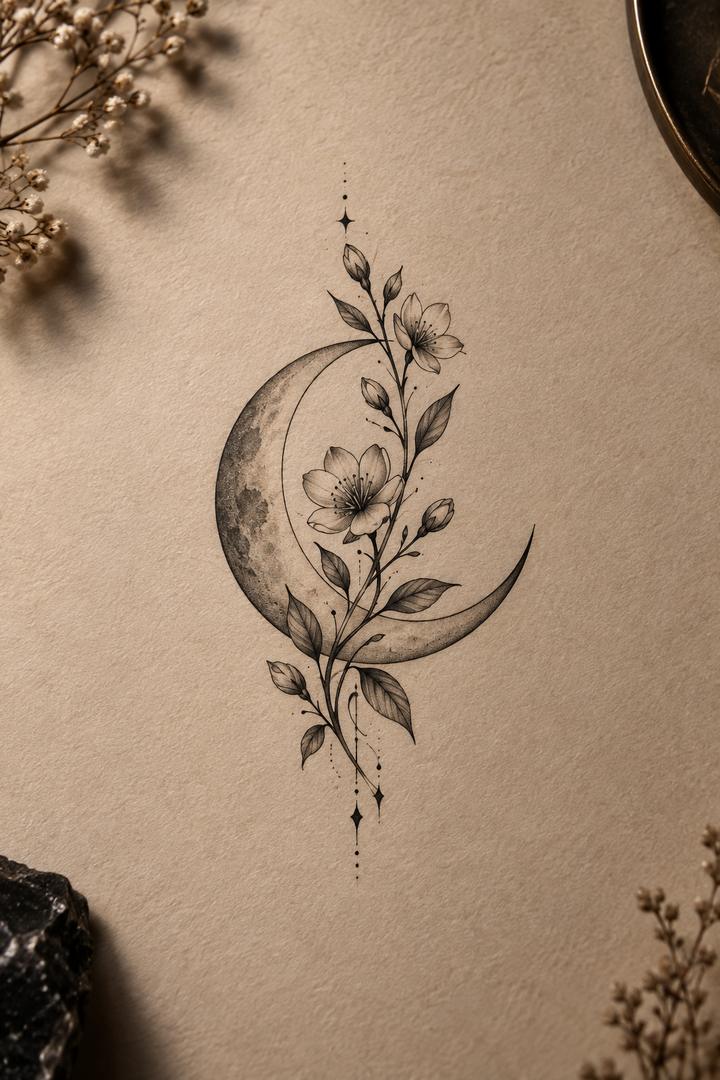 Feather small hip tattoo idea