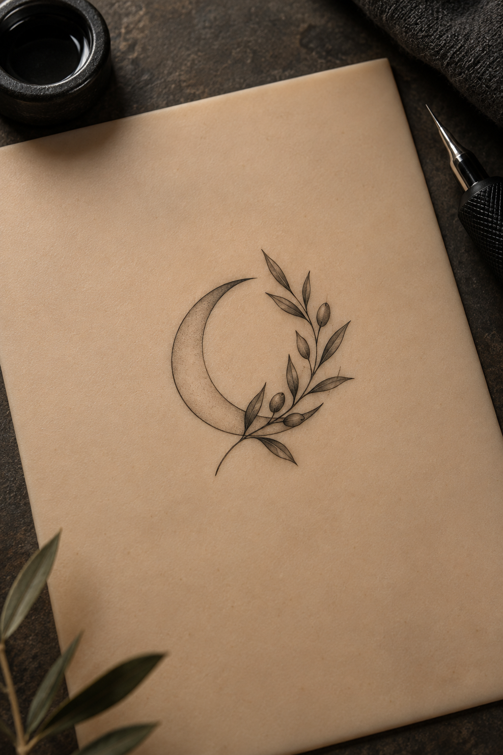 Blossom small hip tattoo idea