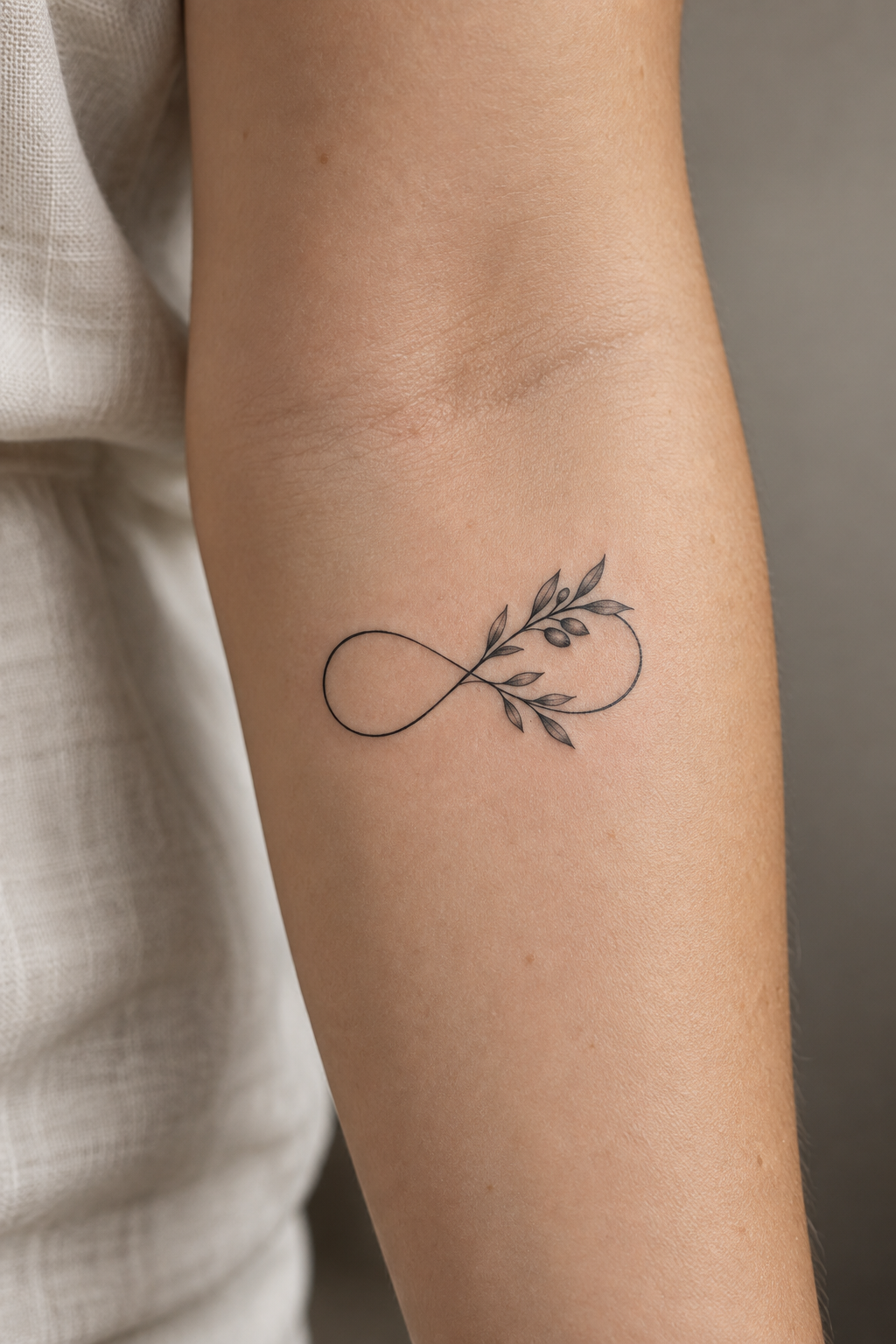 Geometric Infinity small infinity tattoo idea