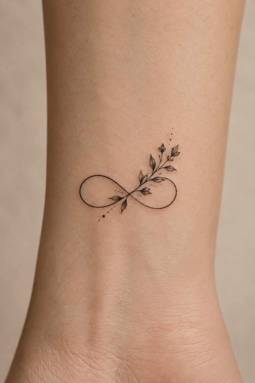Nature-Inspired Infinity small infinity tattoo idea