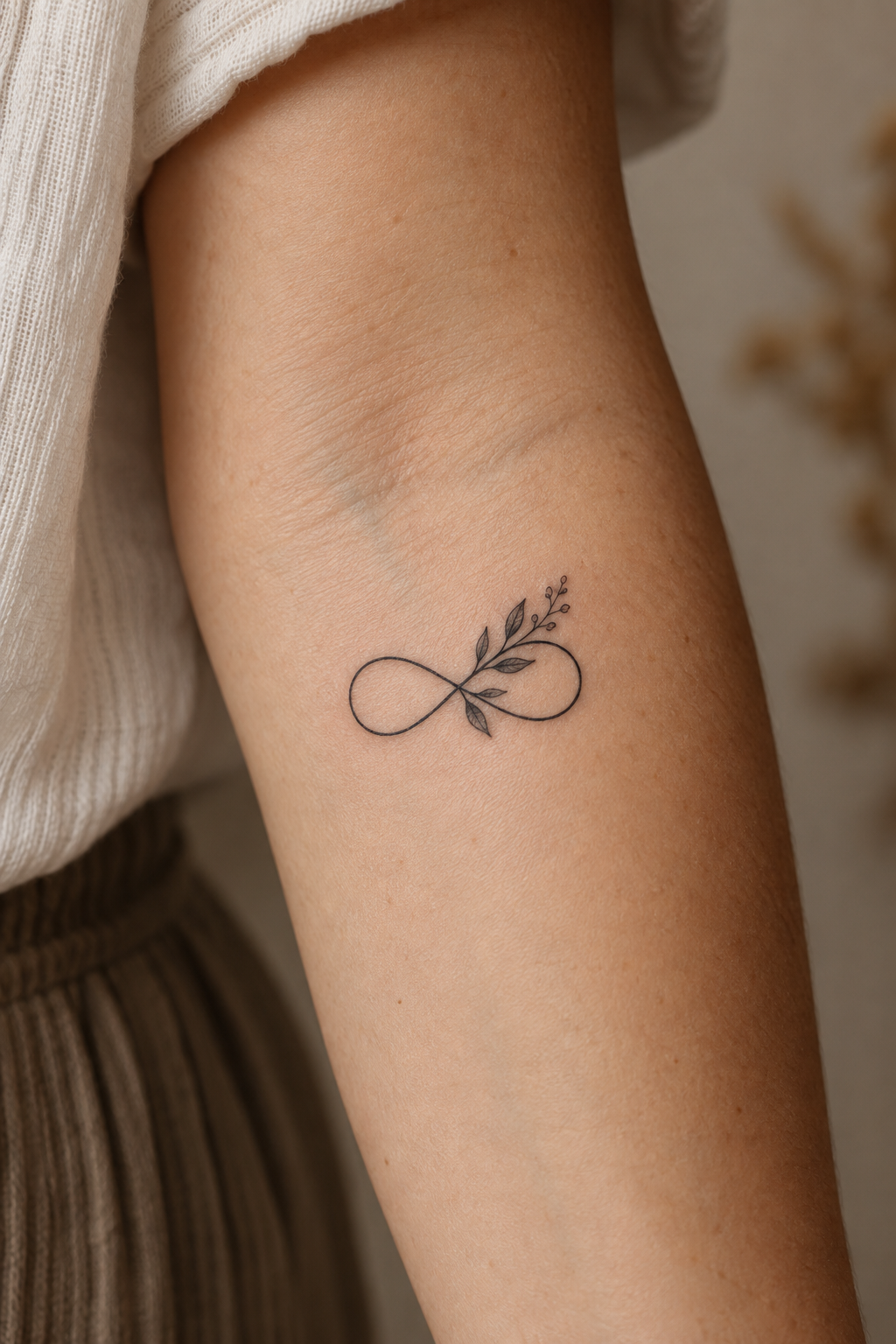 Infinity with Coordinates small infinity tattoo idea