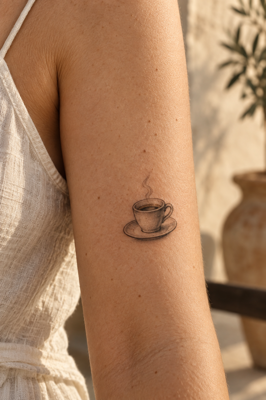 Espresso Cup small Italian tattoos idea