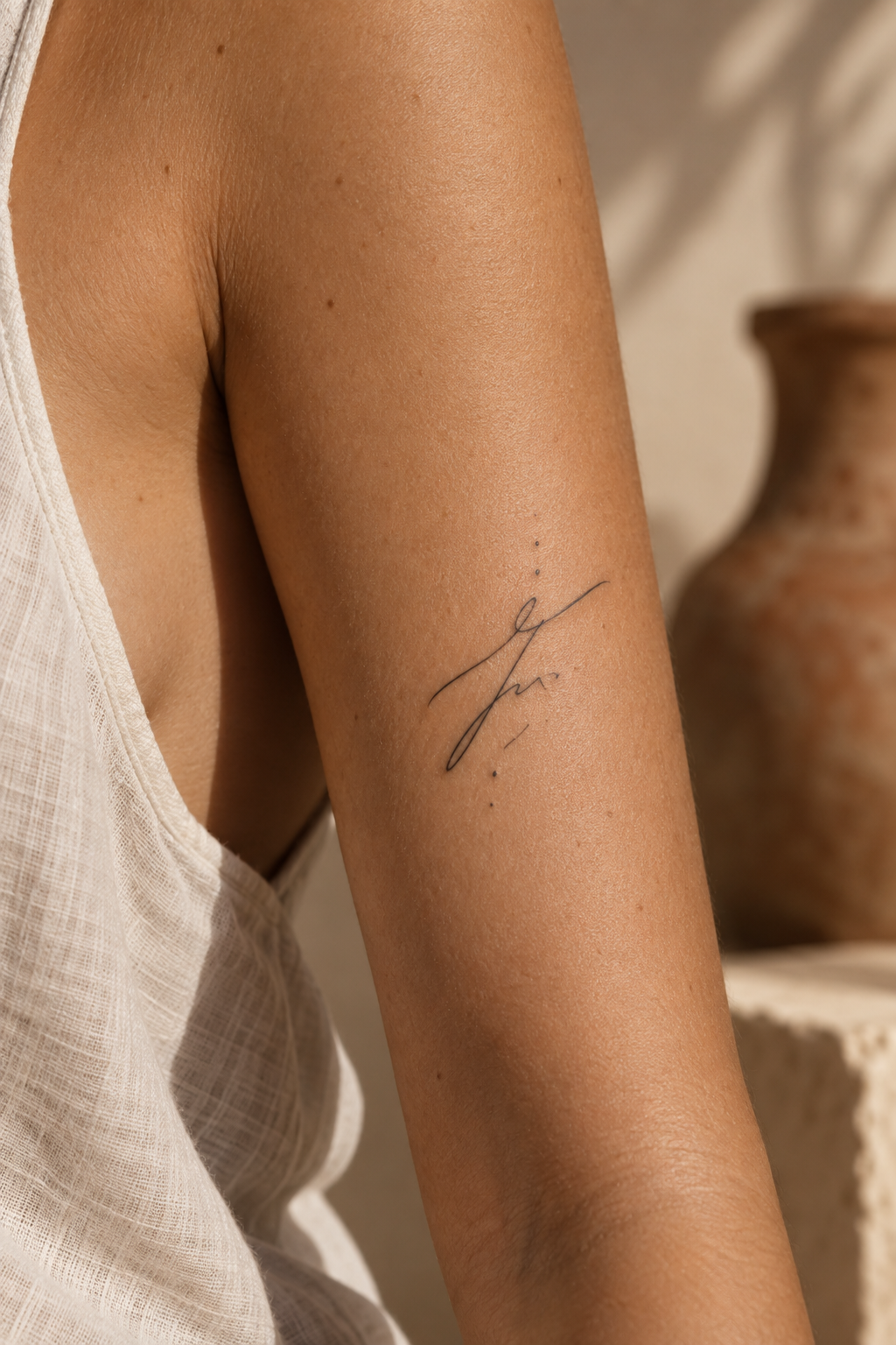 Meaningful Italian Lettering small Italian tattoos idea