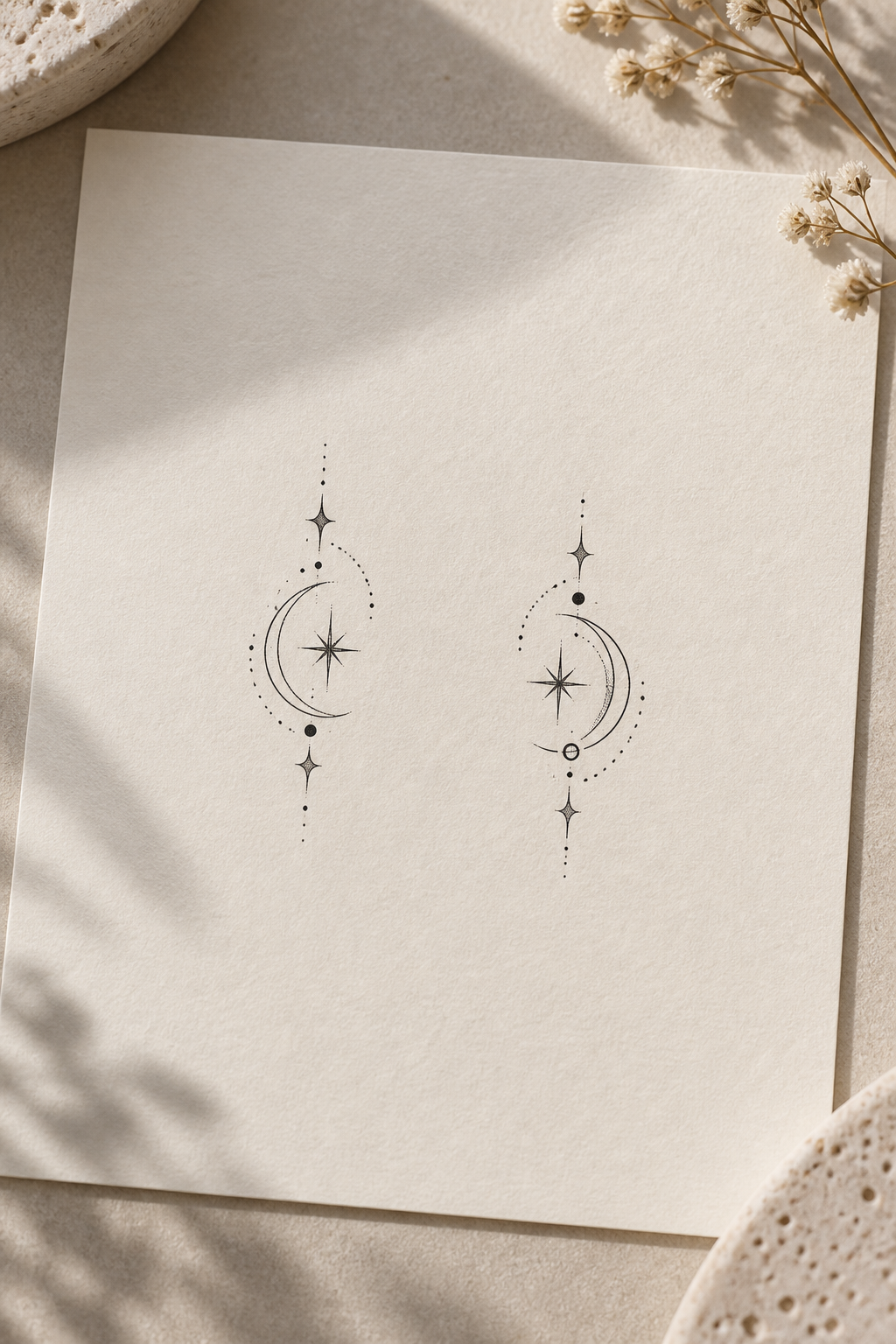 small matching tattoos tiny coordinate lettering