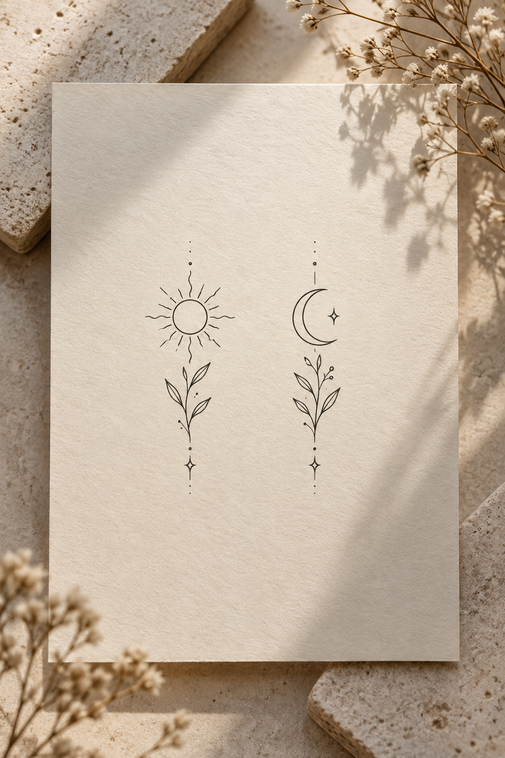 small matching tattoos tiny crescent designs