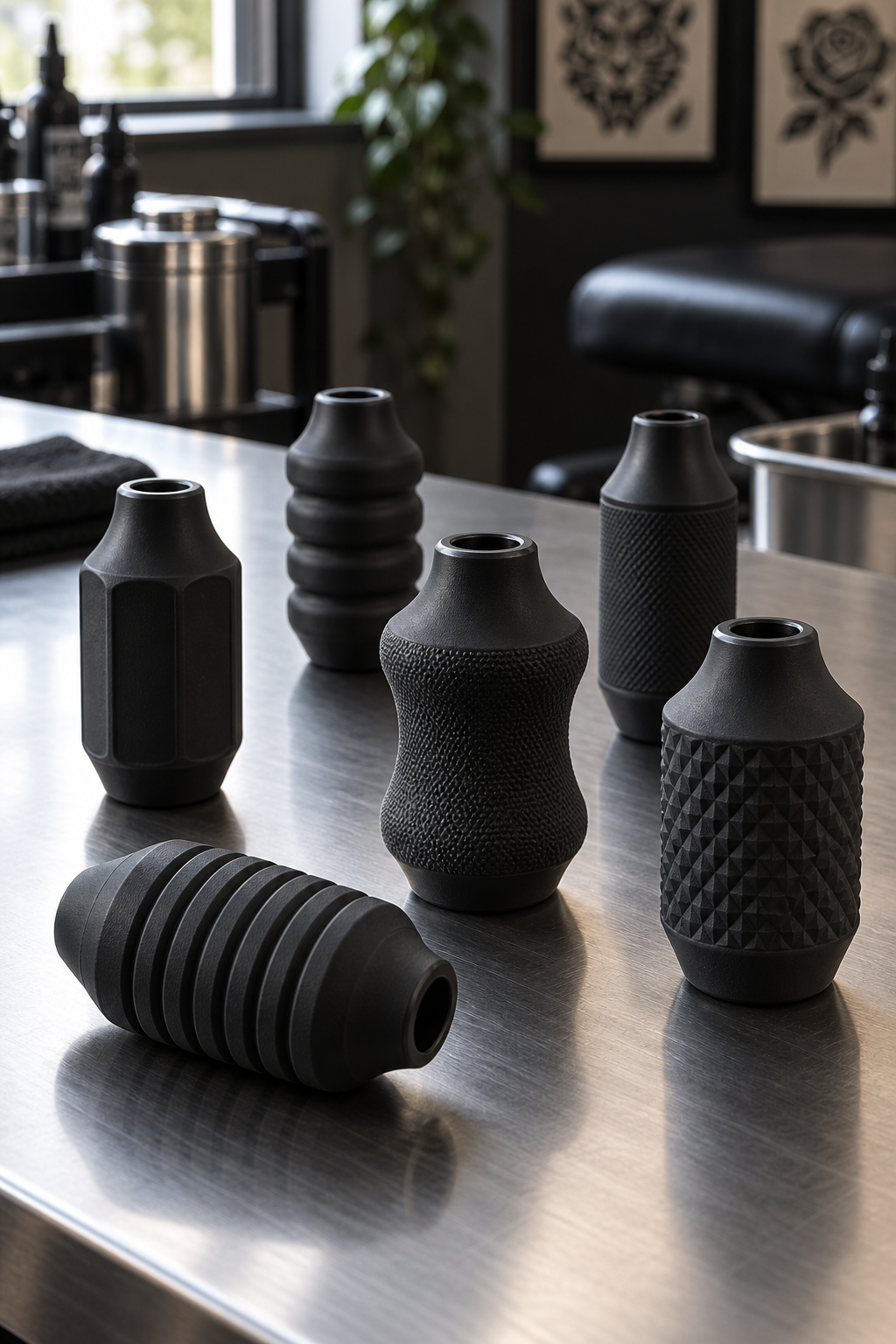 Ergonomic rubber grips best tattoo grips guide