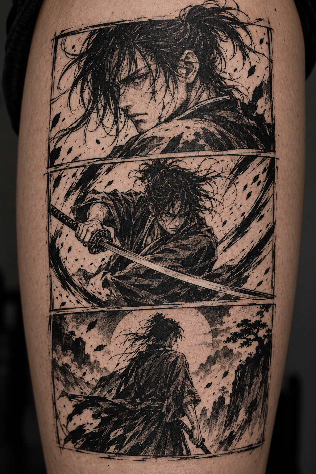 Zoro manga panel One Piece tattoo idea