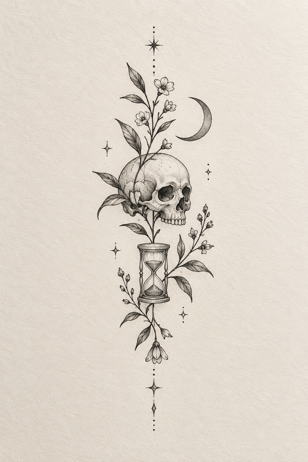 meaningful tiny memento mori tattoo inspiration