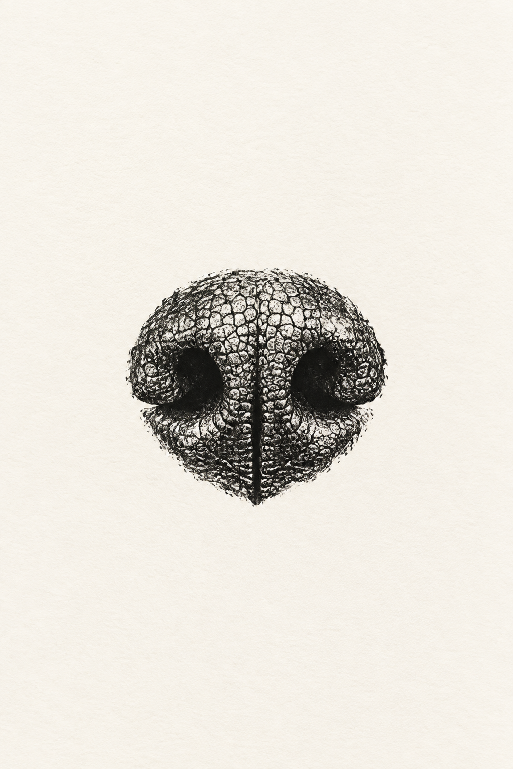 Dog Nose Print small henna tattoos concept