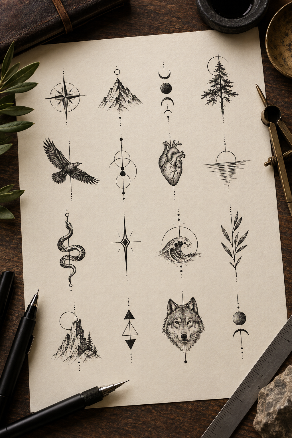 small tattoos for men editorial cover
