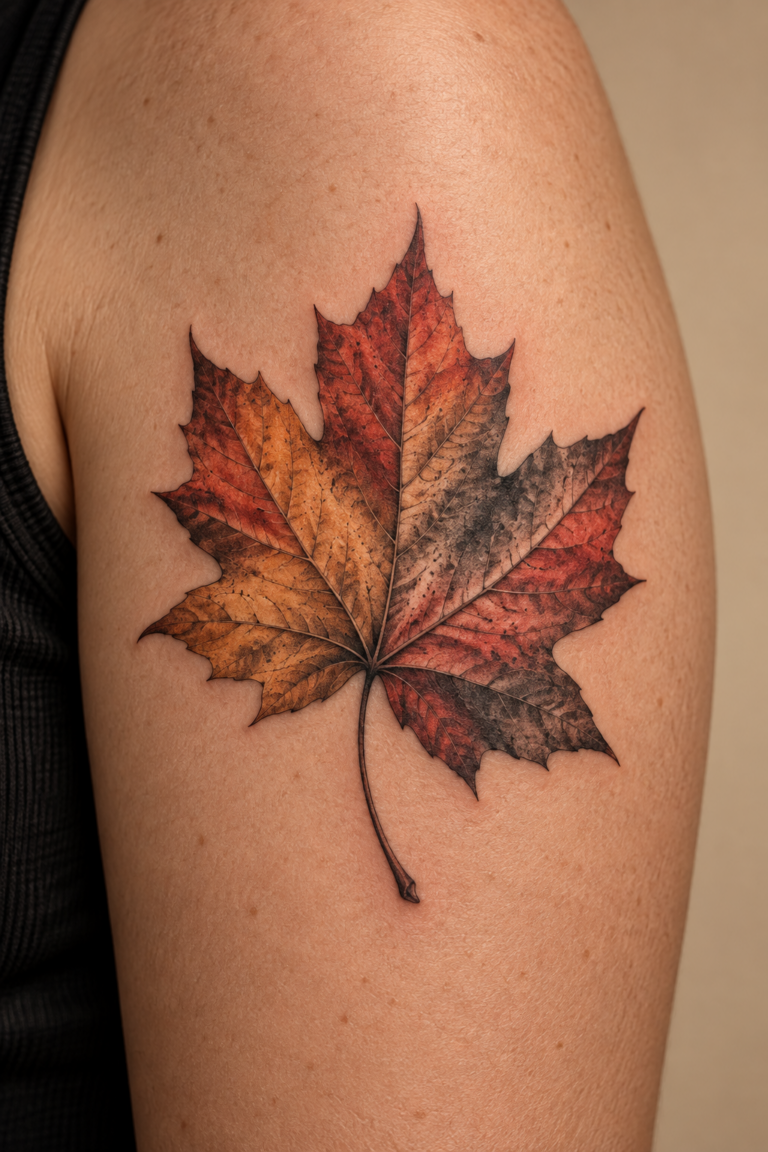 maple leaf tattoo ideas featured