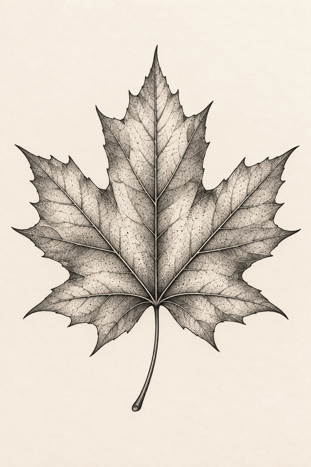 Scattered Japanese Maple maple leaf tattoo idea