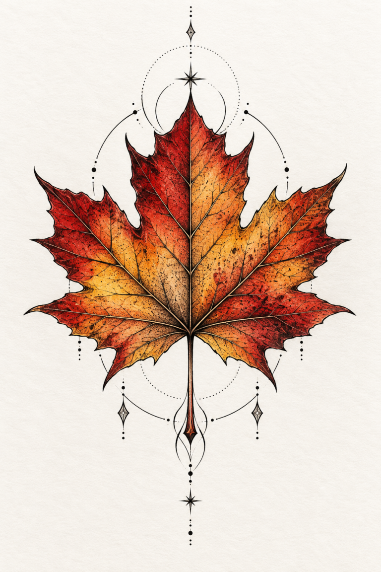 Maple leaf tattoo ideas featured editorial image