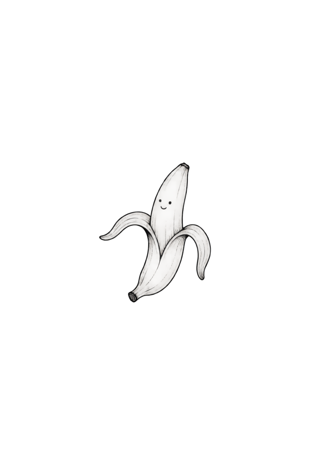 funny small tattoos idea: tiny banana