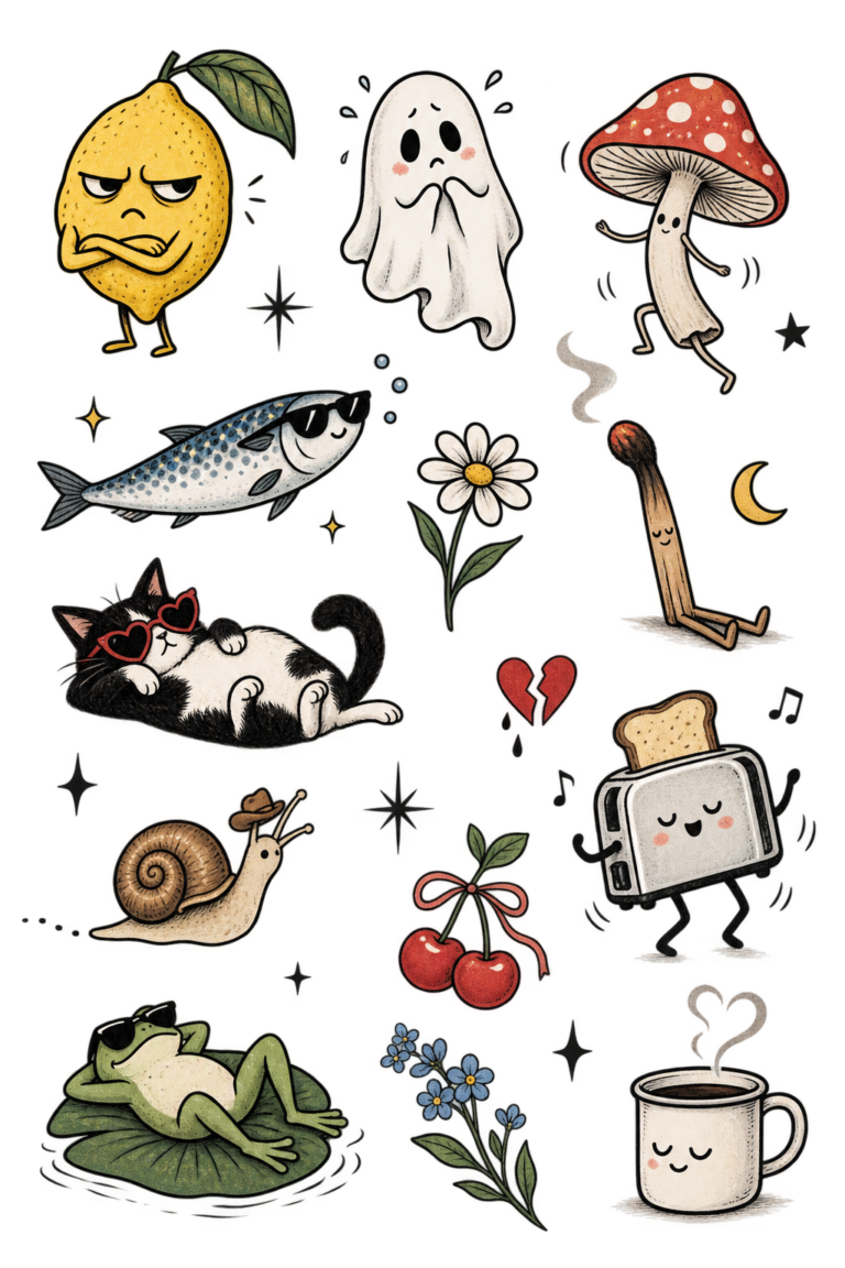 funny small tattoos featured collage