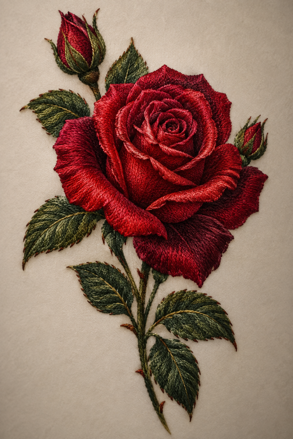 rose tattoo embroidery 3