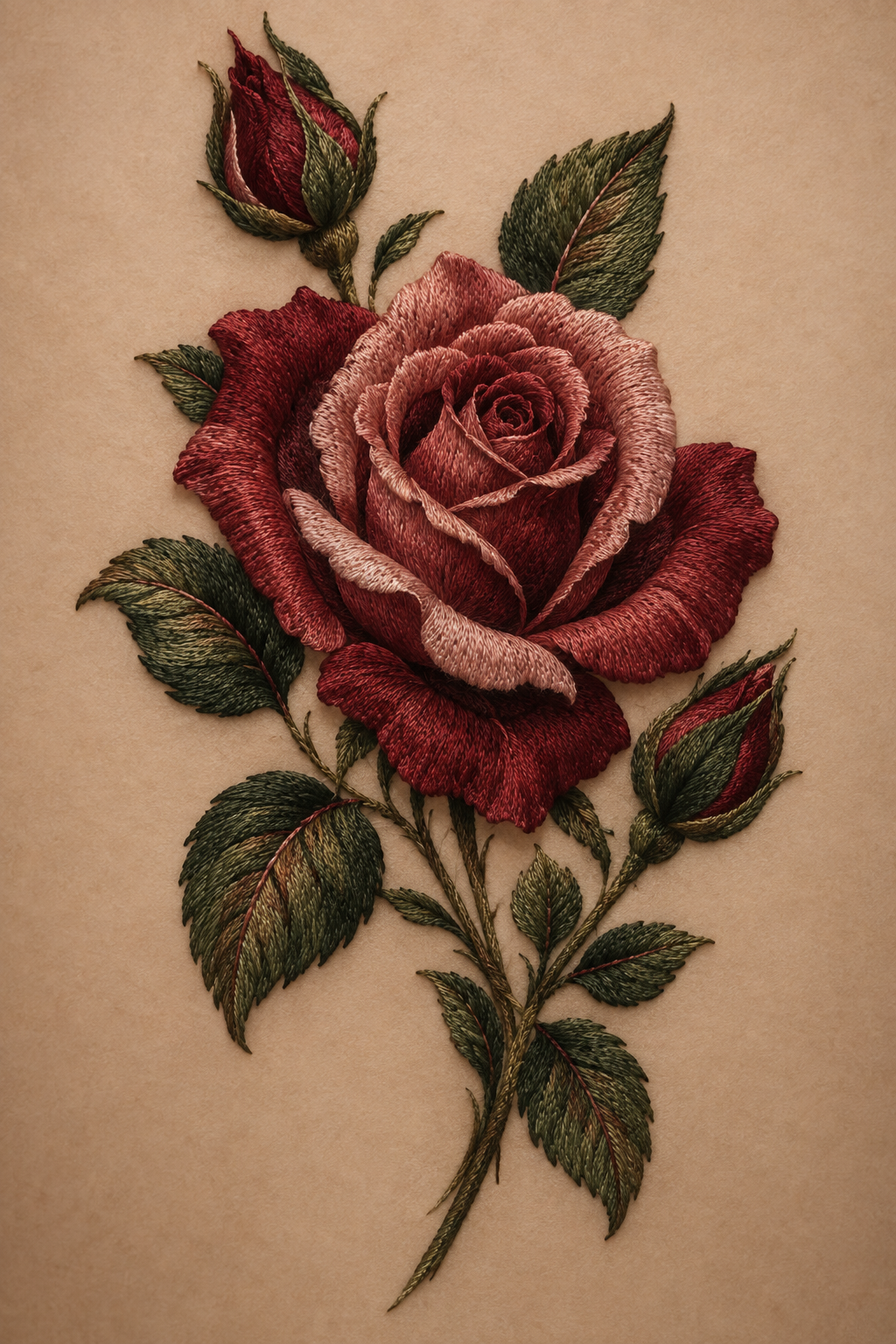 rose tattoo embroidery 14