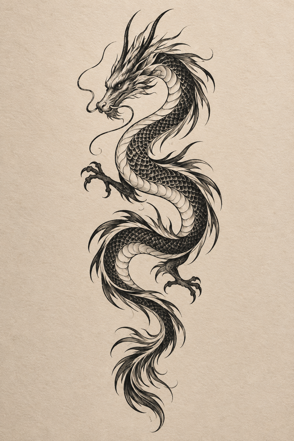 small dragon tattoos: personal dragon symbol