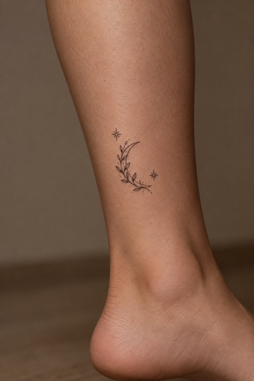 Small Birthdate Designs small leg tattoo idea