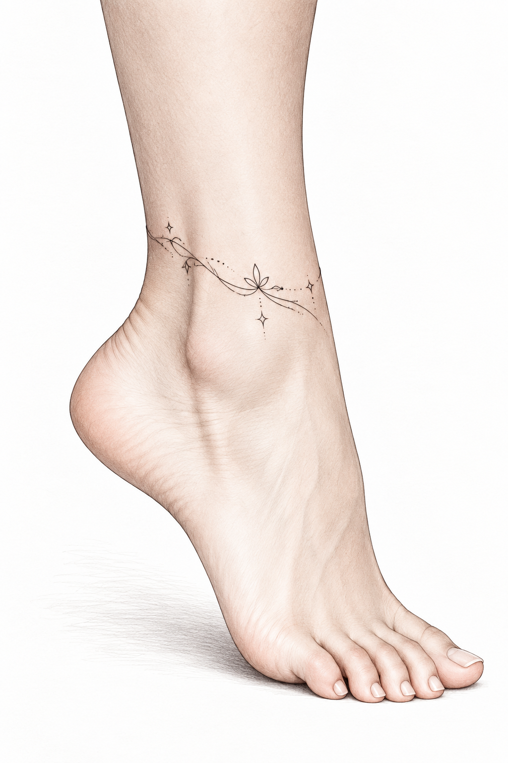 minimal quote tattoo small ankle tattoo idea