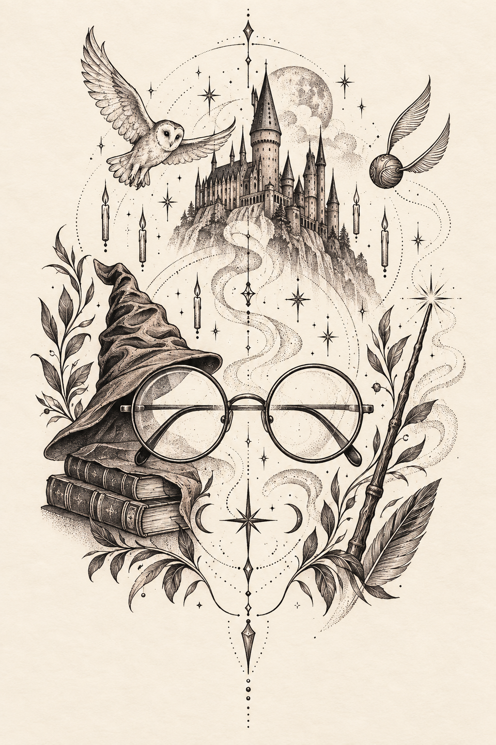 Harry Potter Glasses Harry Potter tattoo idea