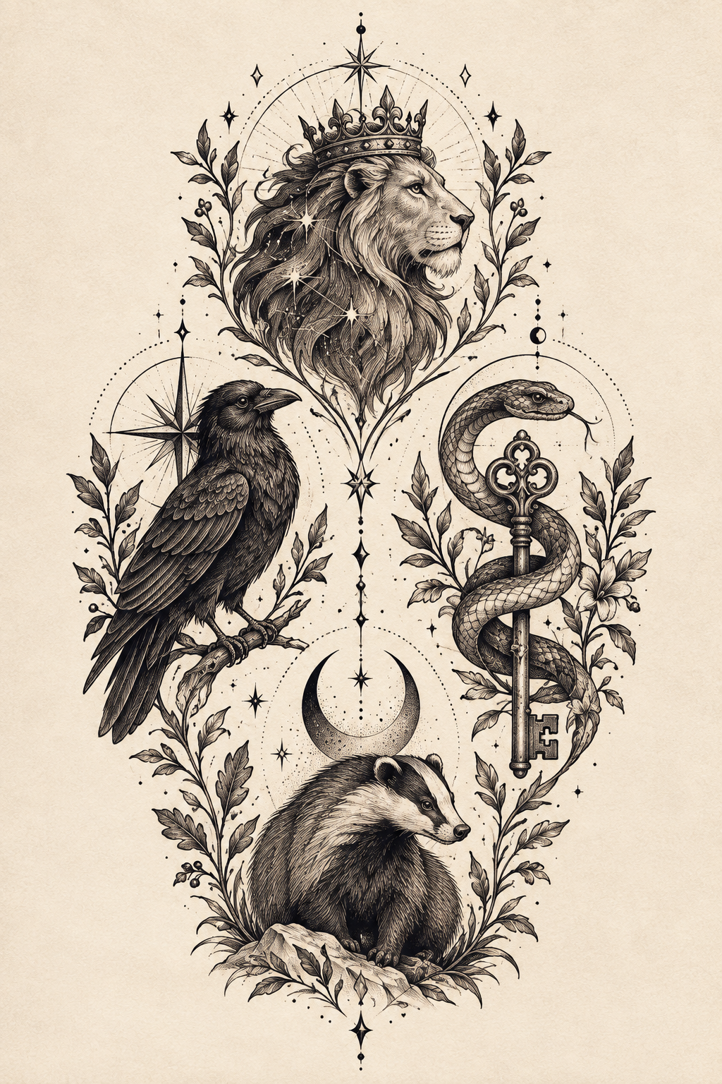 House Symbols Harry Potter tattoo idea