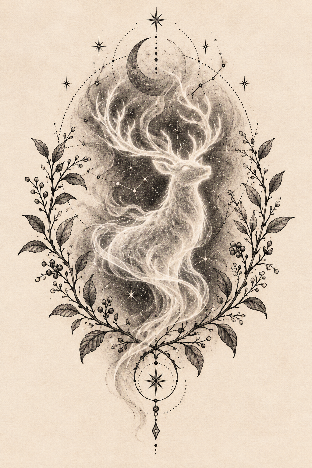 Patronus Silhouette Harry Potter tattoo idea