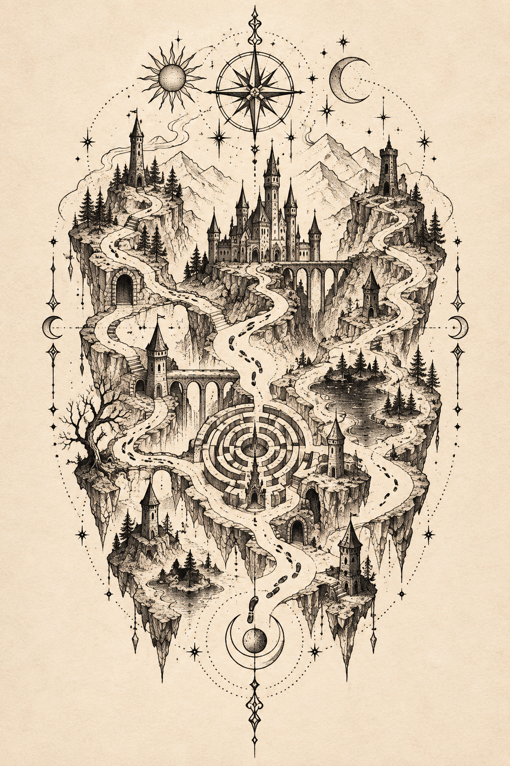 Marauder’s Map Harry Potter tattoo idea