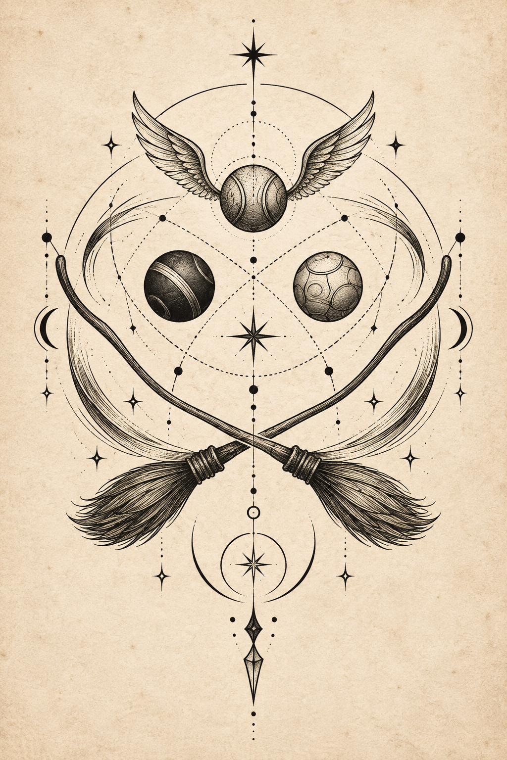 Quidditch Symbol Harry Potter tattoo idea