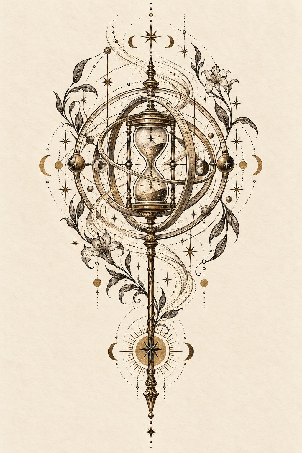 Time Turner Harry Potter tattoo idea