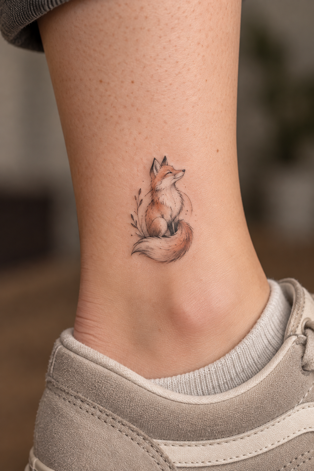tiny fox tattoo ideas featured concept