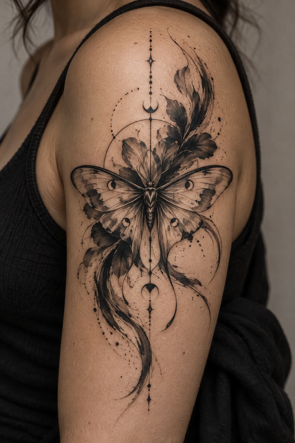 minimal conceptual tattoo idea