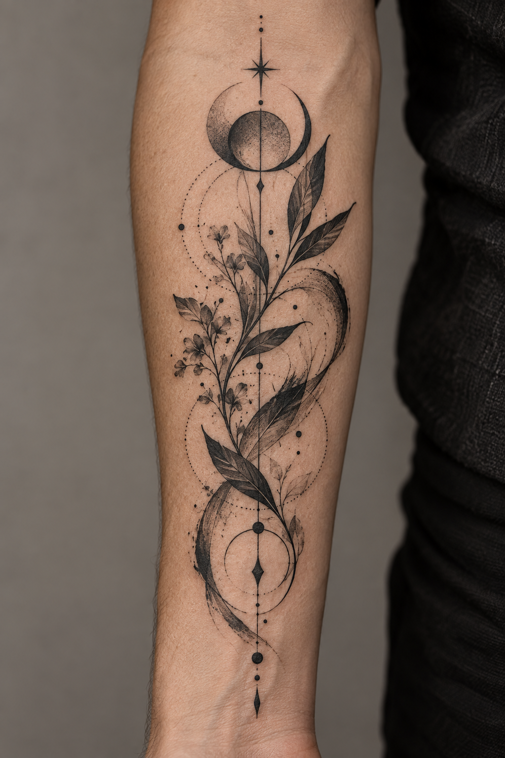 artistic tattoo idea for creative souls