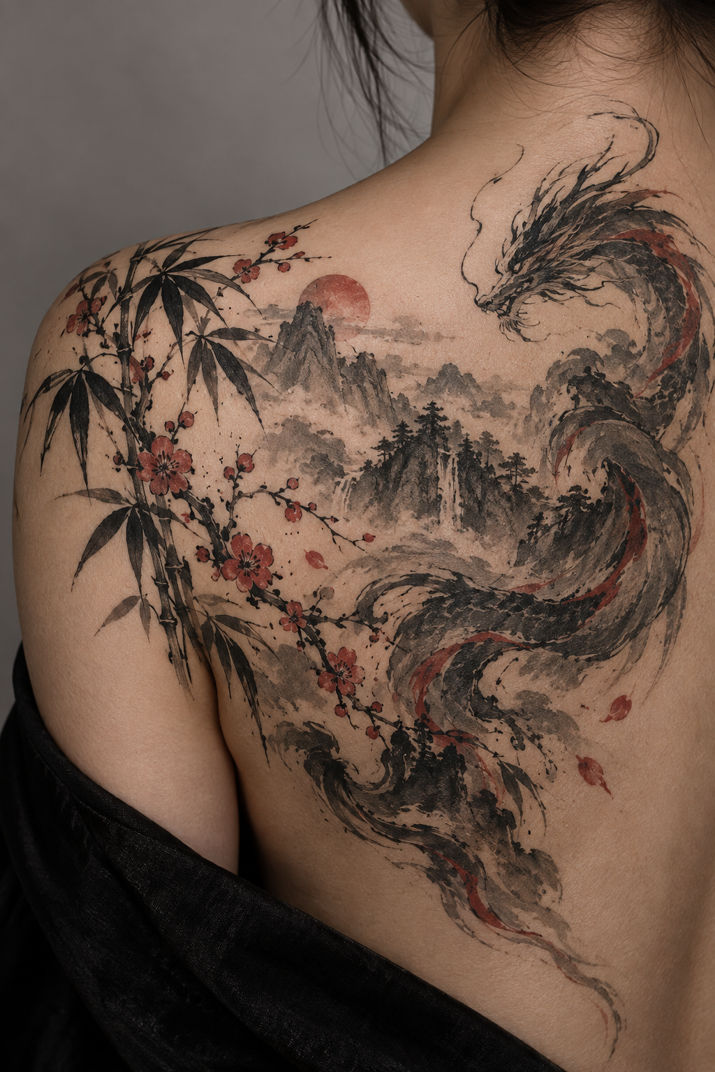 Koi Fish Chinese art tattoo idea