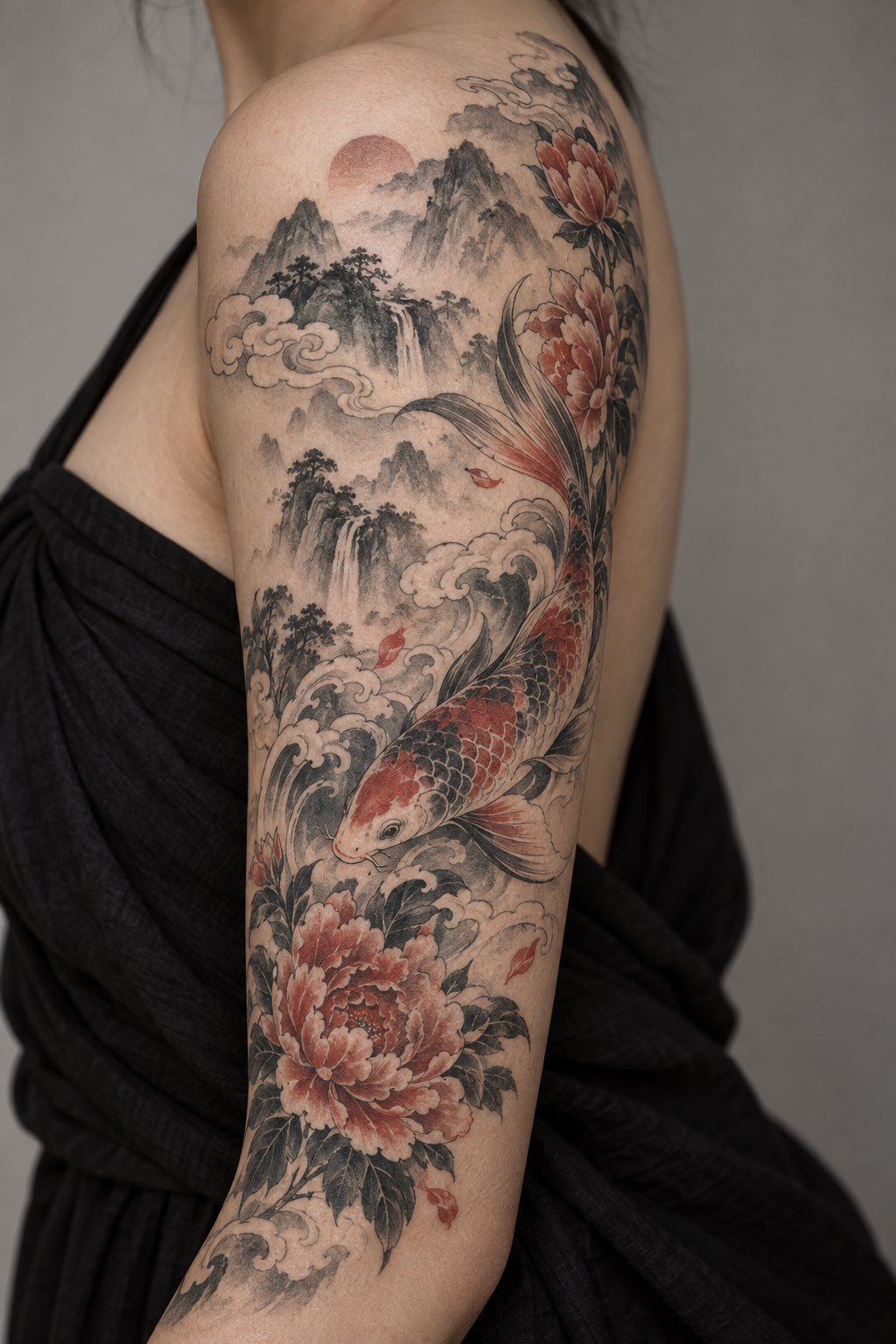Cloud Motif Chinese art tattoo idea