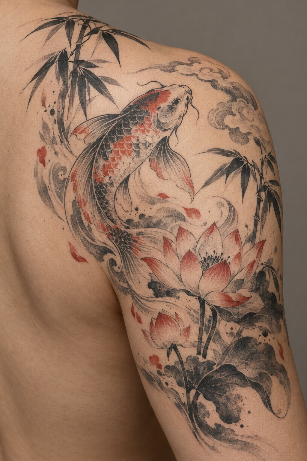 Warrior Chinese art tattoo idea