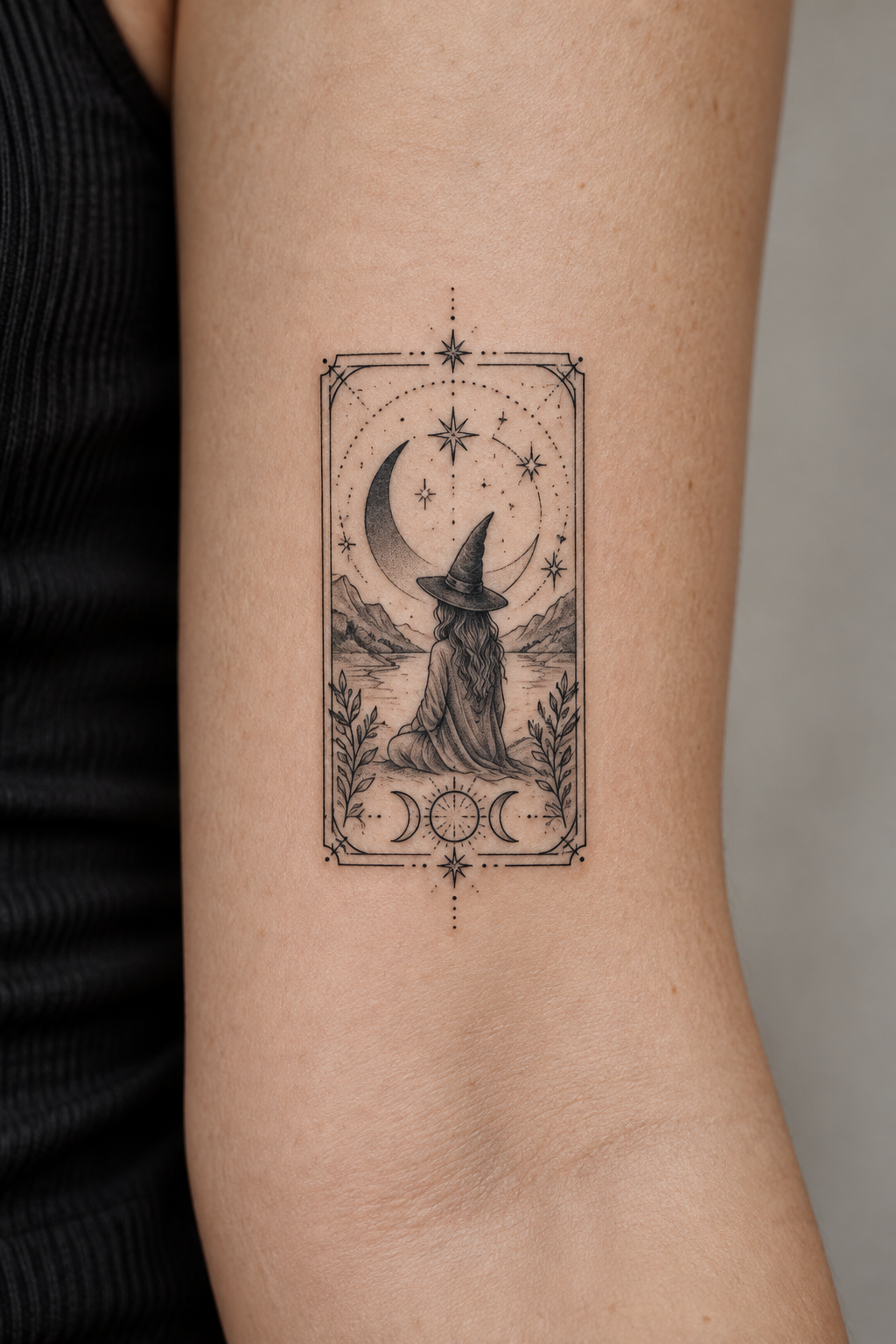Tarot card tattoo
