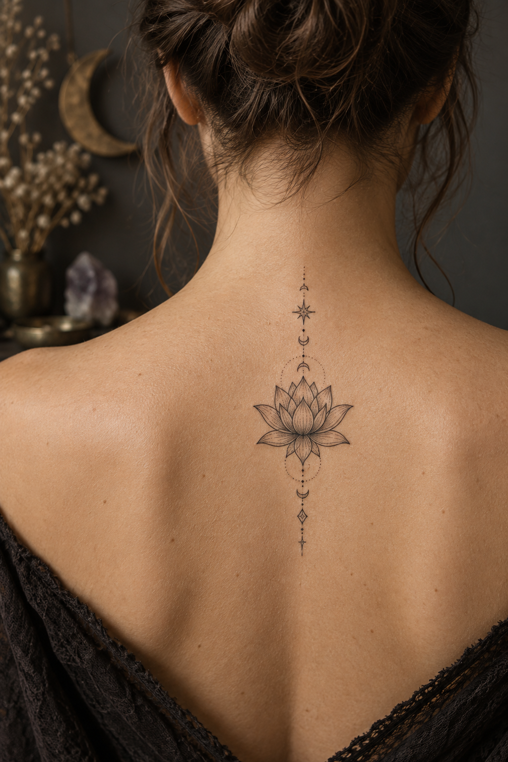 Lotus flower tattoo