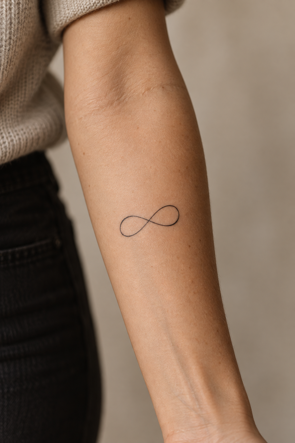 Infinity Symbol Tattoo small arm tattoos idea