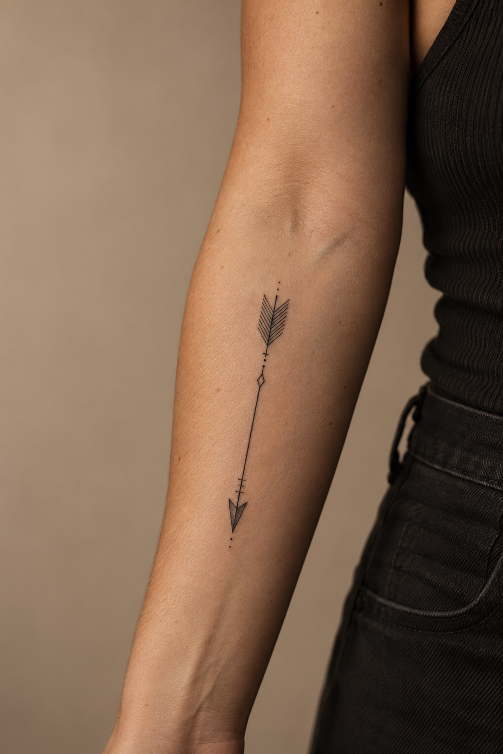 Simple Arrow Tattoo small arm tattoos idea