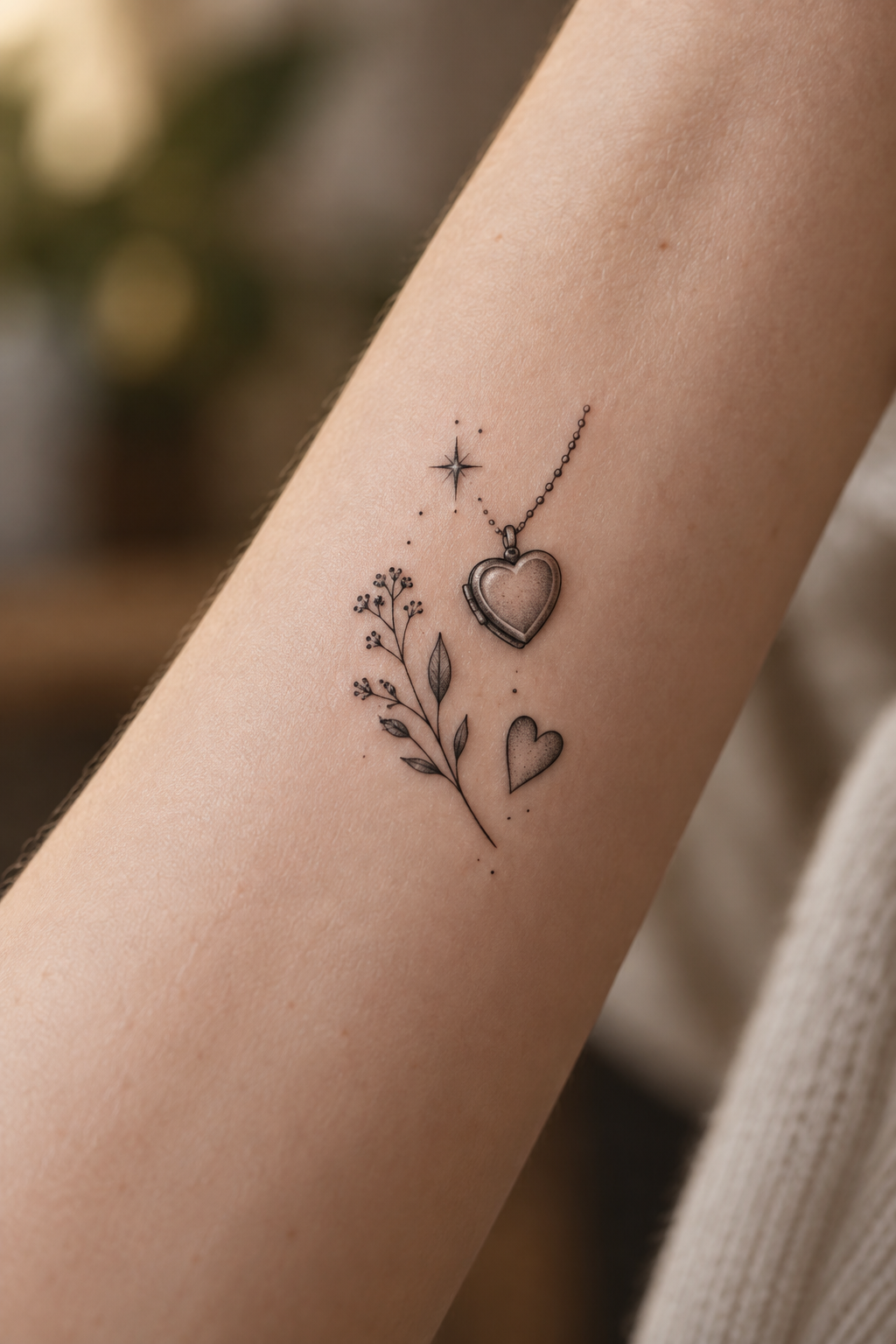 Personal Keepsake Icons small memorial tattoo idea