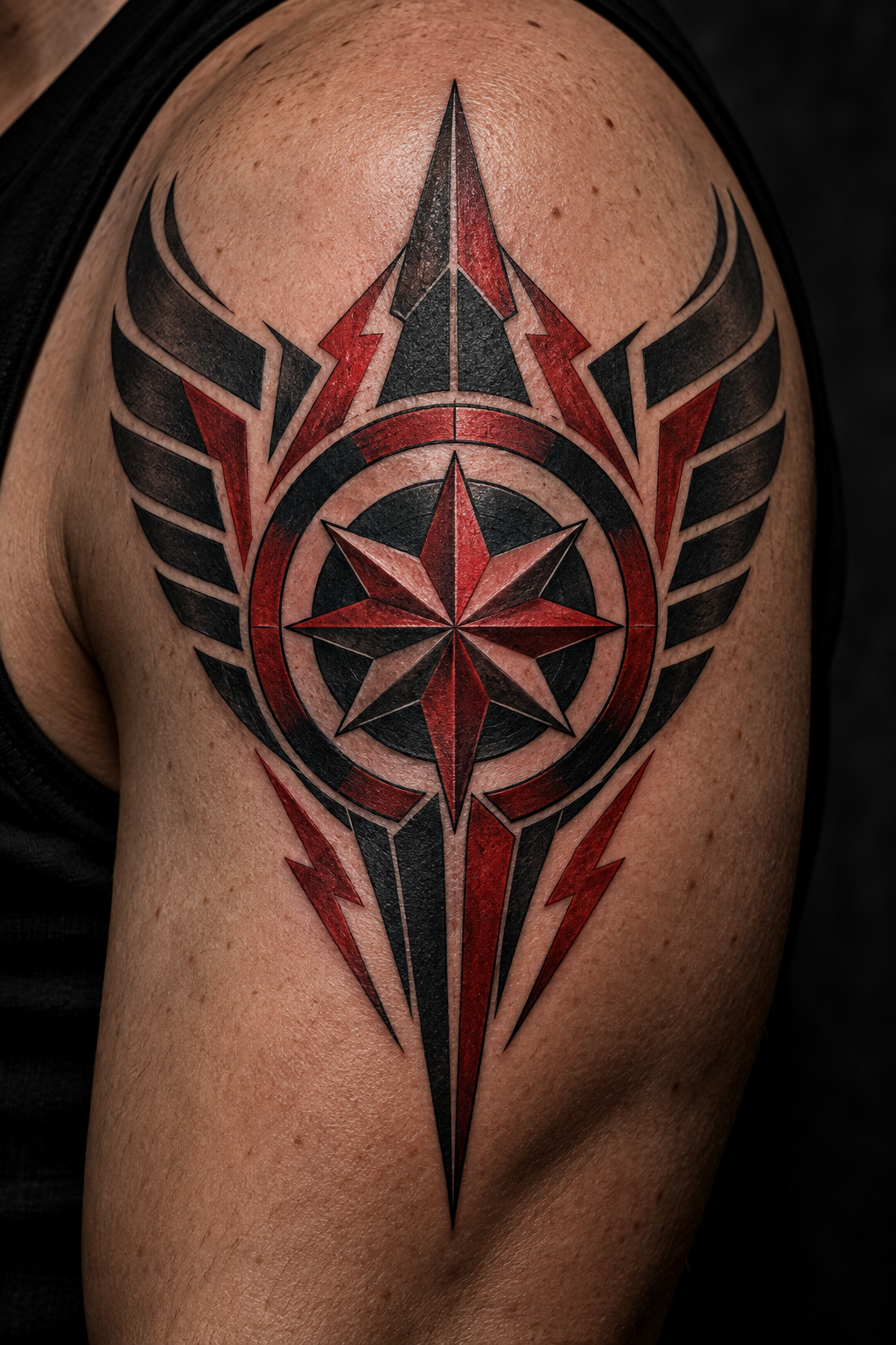 Avengers tattoo design 4 featuring superhero-inspired ink