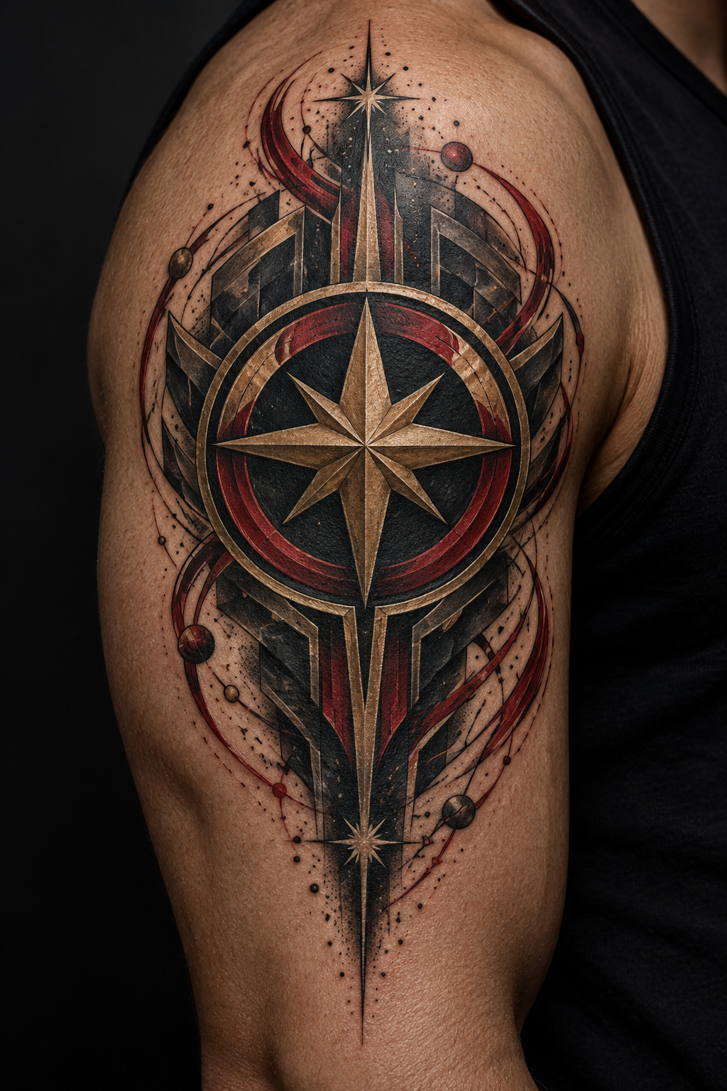 Avengers tattoo design 7 featuring superhero-inspired ink